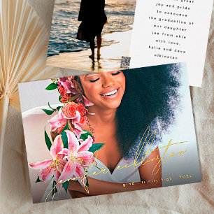 Unique Template Photo Real Gold Graduation