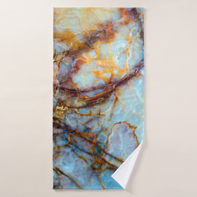 unique texture of natural stone - marble, onyx, Gr Bath Towel (Bath Towel)