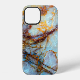 unique texture of natural stone - marble, onyx, gr iPhone 12 case