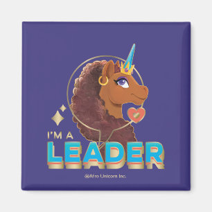 Unique the Unicorn “I’m a Leader” Design Magnet