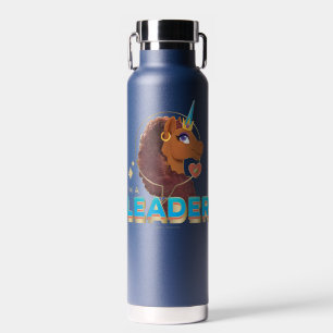 Unique the Unicorn “I’m a Leader” Design Water Bottle
