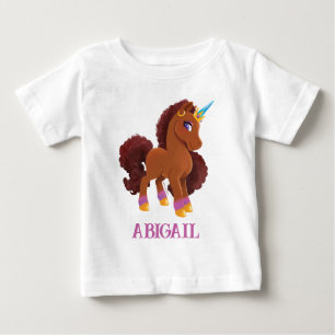 Unique the Unicorn Standing Proud Baby T-Shirt