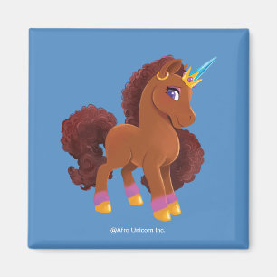 Unique the Unicorn Standing Proud Magnet