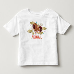 Unique the Unicorn Stars & Clouds Toddler T-Shirt