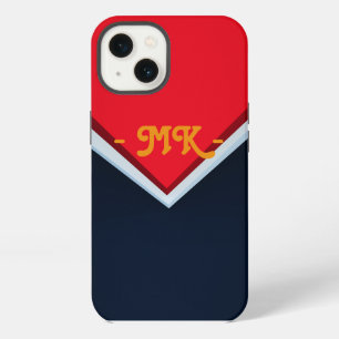 UNIQUE THICK RICH PERSONALISED CLASSIC STYLISH RED iPhone 13 CASE