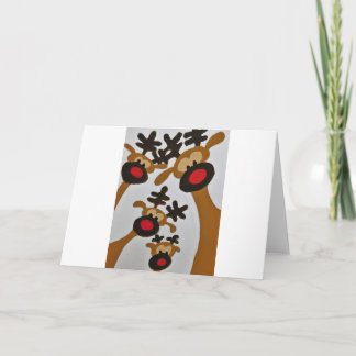 Unique Trendy Modern Eye Catching design Holiday Card