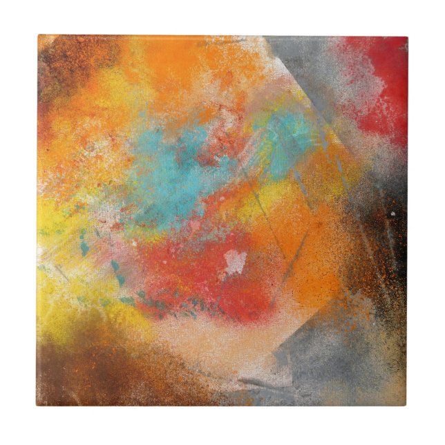 Unique Trendy Modern Eye Catching design Tile (Front)