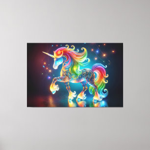 Unique Unicorn Canvas Print