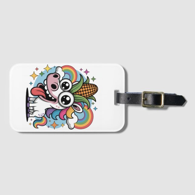 Unique Unicorn Luggage Tag (Front Horizontal)