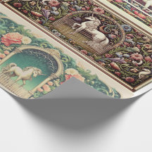 Unique unicorn wrapping paper
