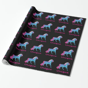 Unique Unicorn Wrapping Paper