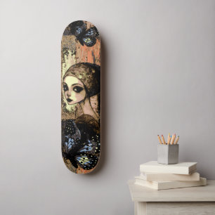 Unique Urban Abstract Street Art Inspired Grunge   Skateboard