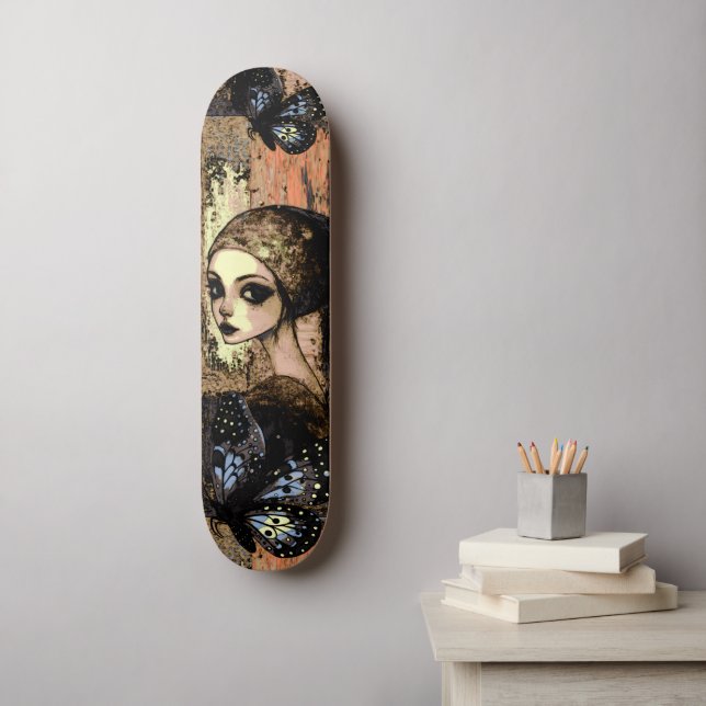 Unique Urban Abstract Street Art Inspired Grunge   Skateboard (Wall Art)