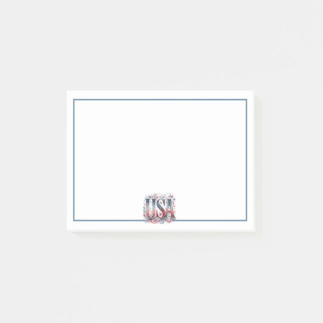 Unique USA Post-it Notes (Front)