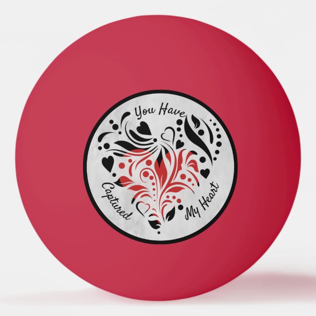 Unique Valentine's Day Gift Idea Ping Pong Ball (Front)