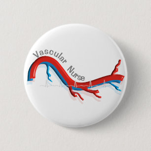 Unique Vascular Nurse Gifts 6 Cm Round Badge
