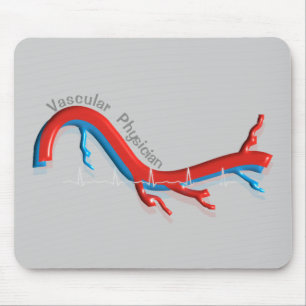 Unique Vascular Physician Gifts Mouse Mat