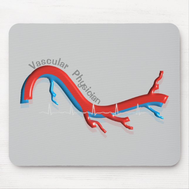 Unique Vascular Physician Gifts Mouse Mat (Front)