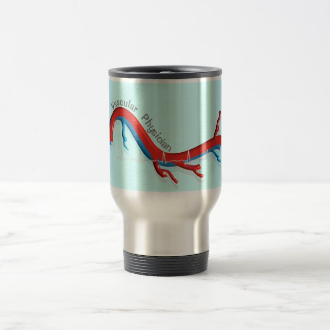 Unique Vascular Physician Gifts Travel Mug (Center)