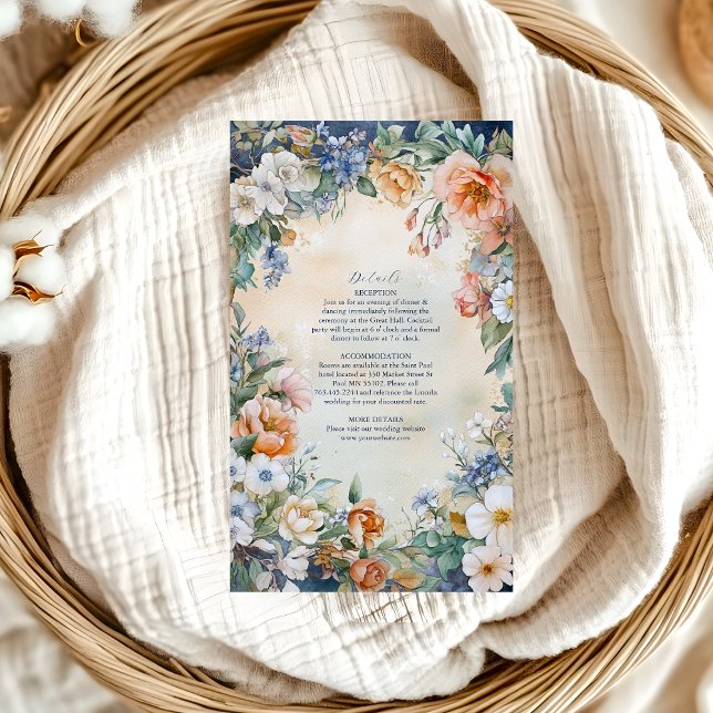 Unique Victorian Royal Elegance Wedding  Enclosure Card (Creator Uploaded)