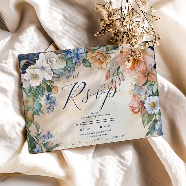 Unique Victorian Royal Elegance Wedding  RSVP Card (Creator Uploaded)