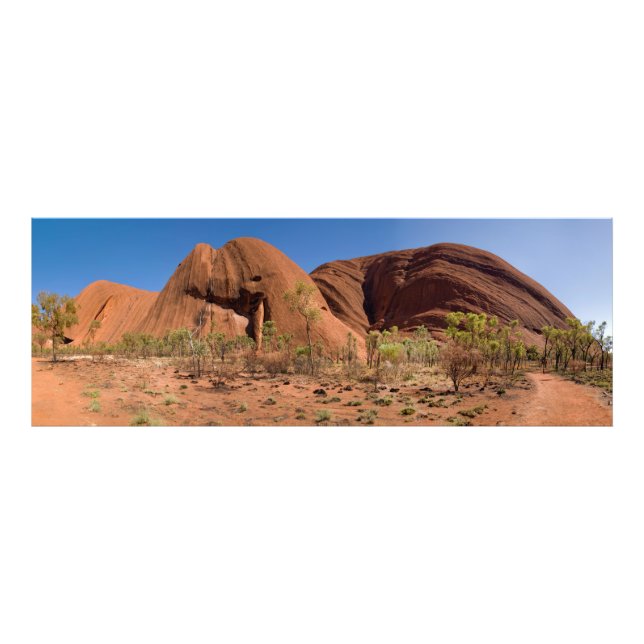 Unique view of Uluru Ayers Rock Outback Australia Photo Print (Front)
