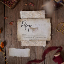 Unique Viking Wedding Response Card
