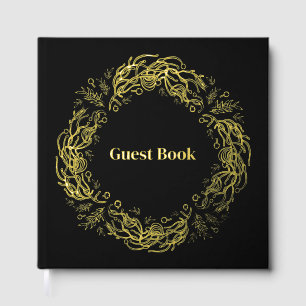 Unique Vintage Botanical. Guest Book