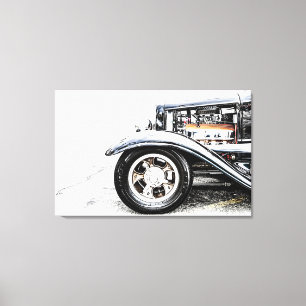 Unique Vintage Car Art / Office Decor