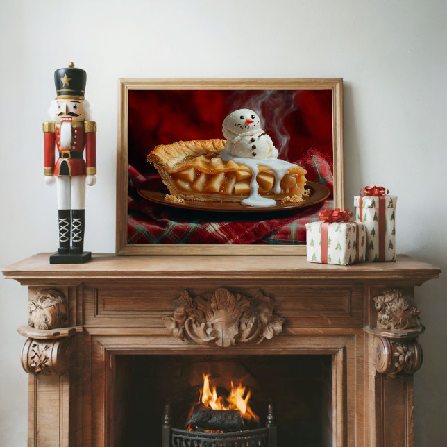 Unique Vintage Christmas Apple Pie Decoupage  Tissue Paper (Creator Uploaded)