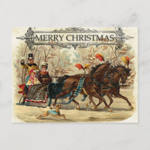 Unique Vintage Christmas Postcard: A Timeless Moti Postcard