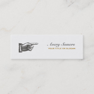 Unique Vintage Steampunk Style Mini Business Card