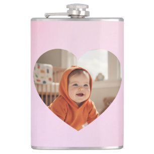 Unique Vinyl Wrapped Hip Flask - Add Your Logo