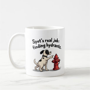Unique Volunteer Firefighter Dalmation Coffee Mug
