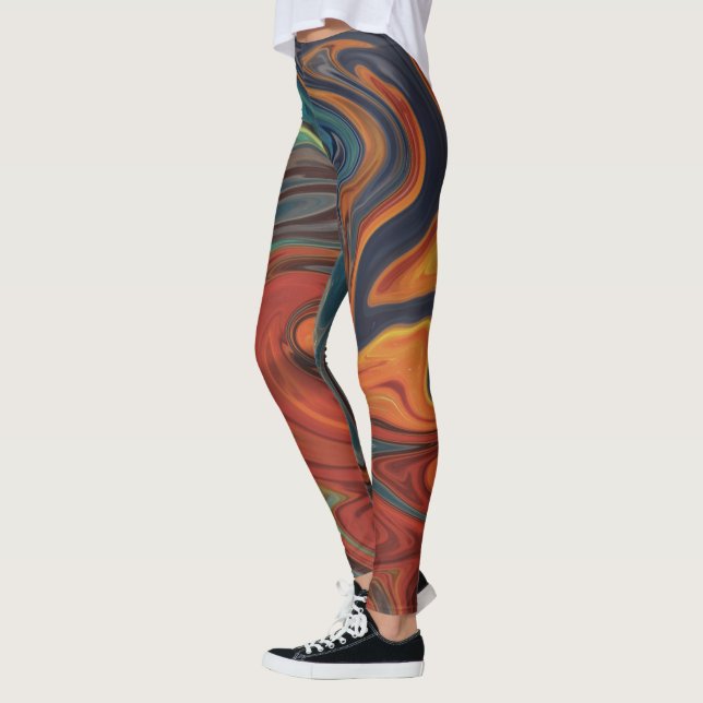 Unique Watercolor Best Leggings for Your Wardrobe (Left)