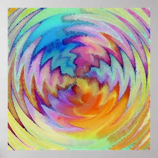 Unique Watercolor Poster
