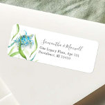 Unique Watercolor Sea Turtle Address Labels<br><div class="desc">This unique tropical watercolor return address label features my original hand painted sea turtle in shades of turquoise, blue and green swimming through seaweed on a crisp white background. Your names and return address details are set in a modern hand lettered script and sans serif font. Personalize with your name...</div>