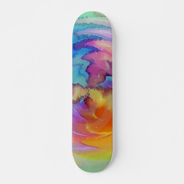Unique WaterColor Skateboard (Front)