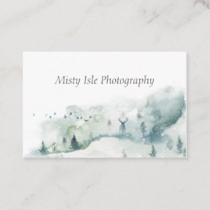 Unique watercolour business card