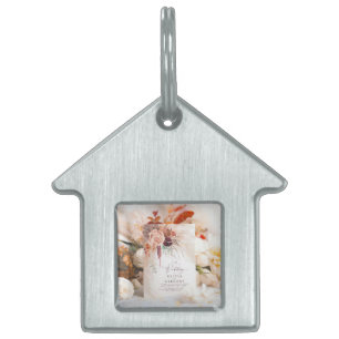 Unique Wedding Favours: Mini Invitation Keychains Pet ID Tag
