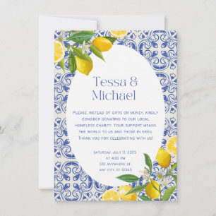 Unique Wedding Invitation Design for a Charitable
