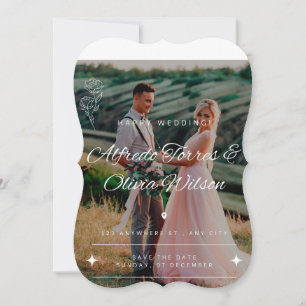 Unique Wedding Invitation Save The Dates