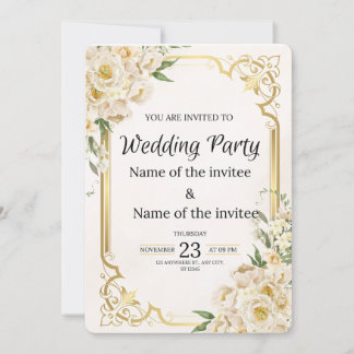 Unique wedding invitations