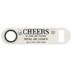 Unique Wedding Save Date Cheers Beers