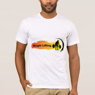Unique Weight Lifting Logo T-Shirt