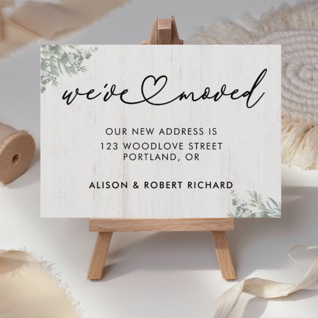 Unique We've Moved New Address Moving Announcement Postcard (Creator Uploaded)