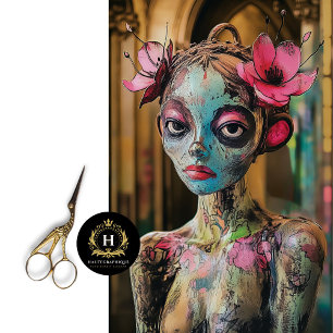 Unique Whimsical Gothic Gargoyle Decoupage  Tissue Paper