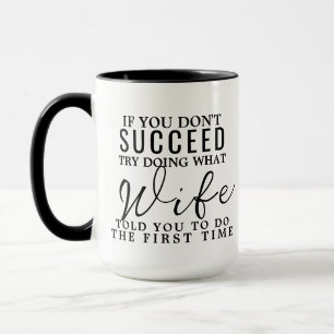 Unique Wife Birthday Gift, Funny Sayings Novelty Mug
