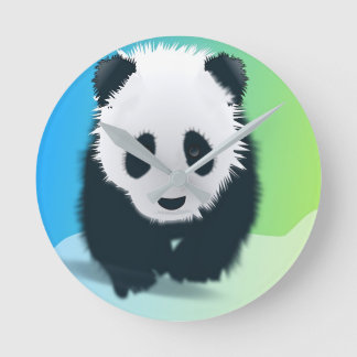 Unique WOLF / ZODIAC / GALAXY Design – Stylish Gif Round Clock