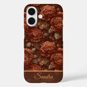 Unique Women Gift Gardenias Floral Custom iPhone 16 Case